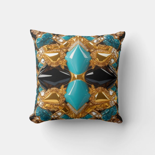 MoJo-Pillow mit Bahamas-Farbdesign Kissen (Vorderseite)