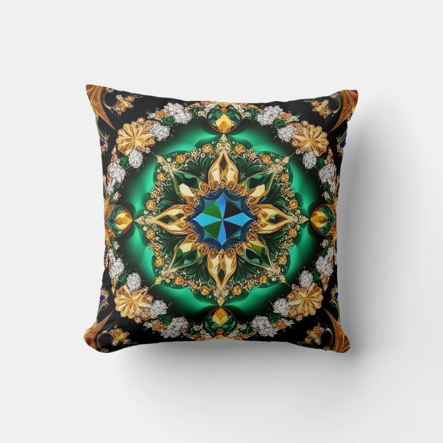 MoJo Pillow mit brasilianischem Farbdesign Kissen (Vorderseite)