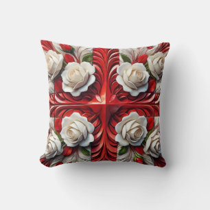 MoJo Pillow mit englischer Rose Design Kissen