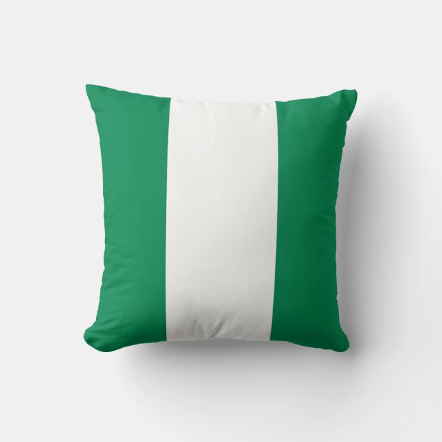 MoJo Pillow mit Flagge Nigerias Kissen (Vorderseite)