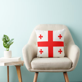 MoJo Pillow mit georgischer Flagge Kissen