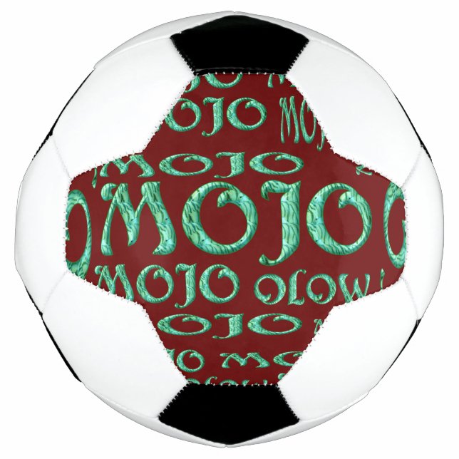 Mojo Roter Fußballball Fußball (Vorderseite)
