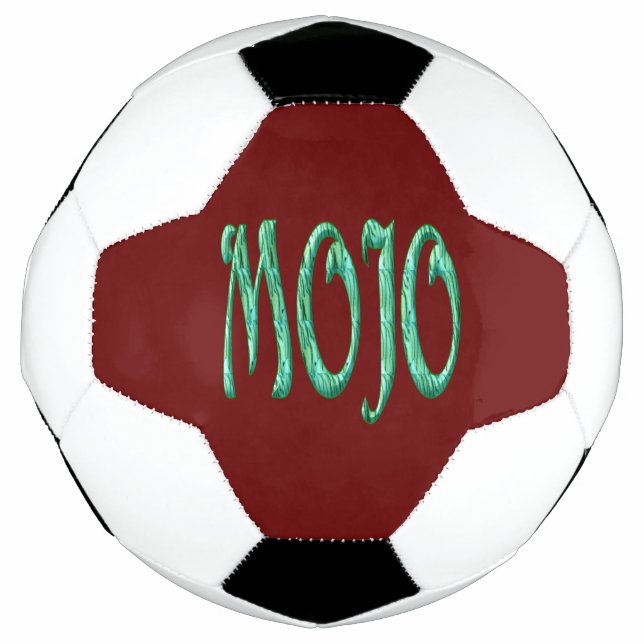 Mojo Roter Fußballball Fußball (Vorderseite)