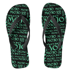 Mojo-Schwarz-Breitflip-Flops Flip Flops