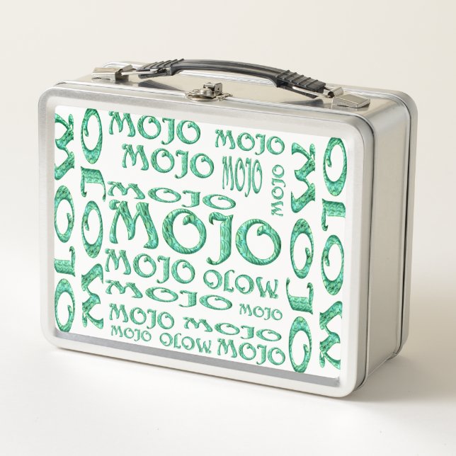 Mojo-weiße Lunchbox (Vorderseite)