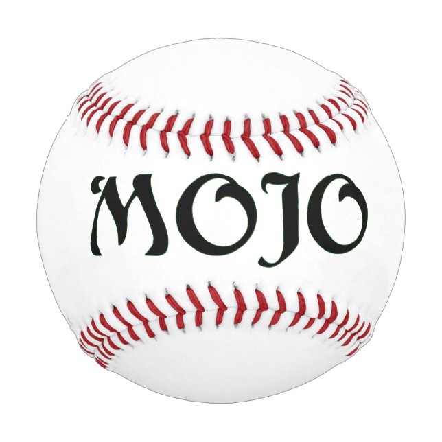 Mojo-weißes Baseball (Vorderseite)