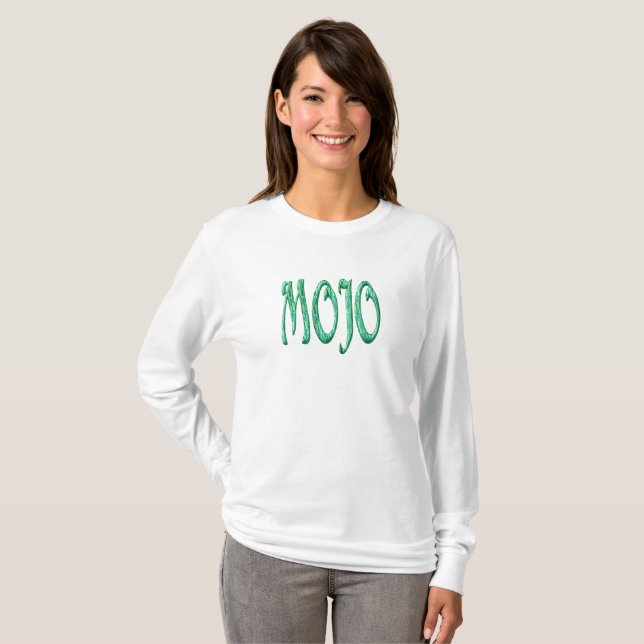 Mojo women white long sleeve t-shirt (Vorne ganz)