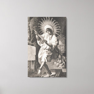 Mojos Indian Leinwanddruck