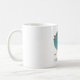 Mok, Chubby Chicken Miko, colorfull, funny, bird Kaffeetasse