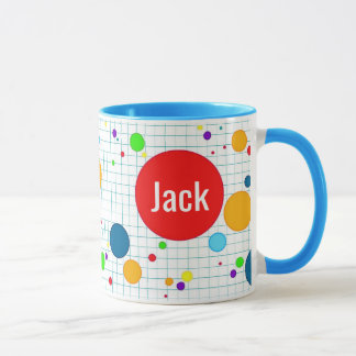 Mok - computerspel agario-stijl - blauw tasse