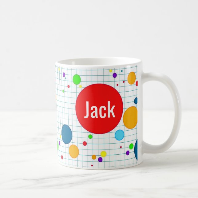 Mok - computerspel agario-stijl - blauw tasse (Rechts)