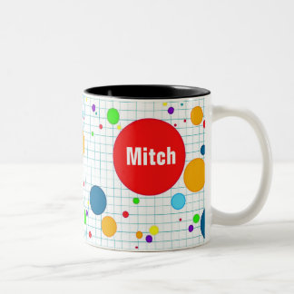 Mok - computerspel agario-stijl - jongen zweifarbige tasse