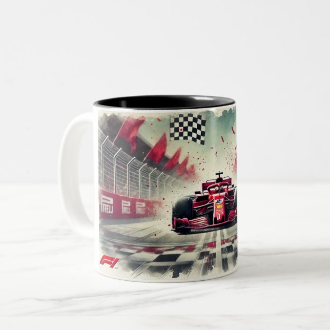 Mok met formule 1 zweifarbige tasse (Vorderseite Links)