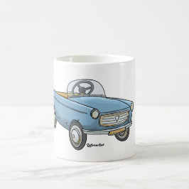 Mok met leuke peugeot 404 in retro look tasse
