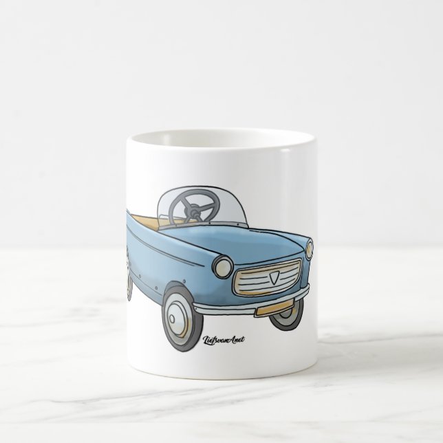 Mok met leuke peugeot 404 in retro look tasse (Mittel)