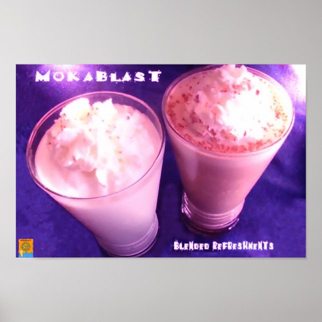 Mokablast Drinks Poster (Vorne)