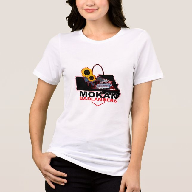 MOKAN Badlanders Tri-Blend Shirt (Vorderseite)
