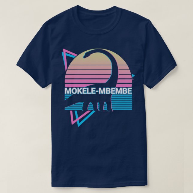 Mokelembembe Cryptid Cryptozoology Retro T-Shirt (Design vorne)