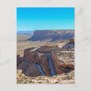 Moki Dugway Postkarte