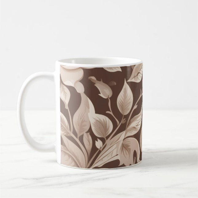 Mokka-Blumengarten Kaffeetasse (Links)