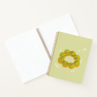 Mokka-Donut Spiralblock Notizbuch