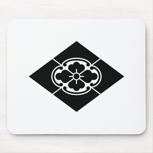 Mokka in Raute Mousepad (Vorne)