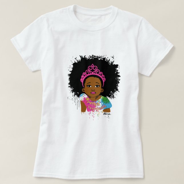 Mokka-Prinzessin T-Shirt (Design vorne)
