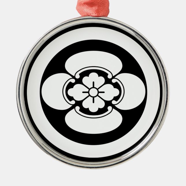 Mokko im Kreis Ornament Aus Metall (Vorne)