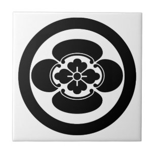 Mokko in einem Kreis Fliese