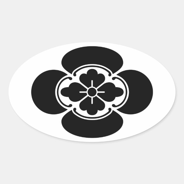 Mokko Ovaler Aufkleber (Vorderseite)