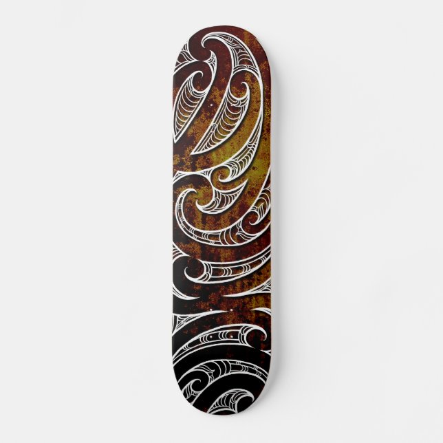 Moko Style Deck Skateboard (Vorderseite)