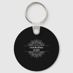 Moksha Yoga Typ Mandala Grafik Schlüsselanhänger
