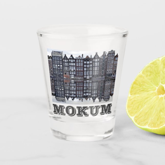 Mokum (Amsterdam) Schnapsglas (Vorderseite)