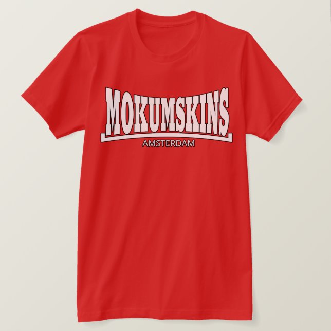 Mokumskins red white T-Shirt (Design vorne)