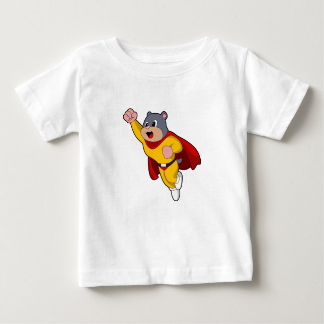 Mol as Hero Baby T-shirt (Vorderseite)