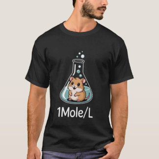 Mol pro Liter Lustige Chemie Mol Chemie Wissenscha T-Shirt