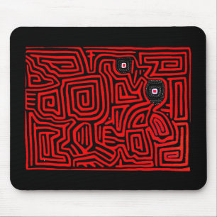 MOLA: Füttern des Baby-Vogels Mousepad