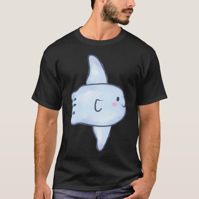 Mola Mola süßes Design T-Shirt (Vorderseite)