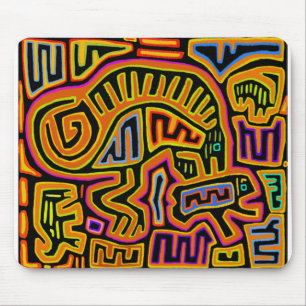 Mola Schamane Peyote Visionen Mousepad