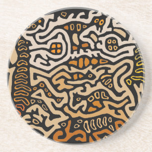 Mola Spirit Seelen Tanz Getränkeuntersetzer