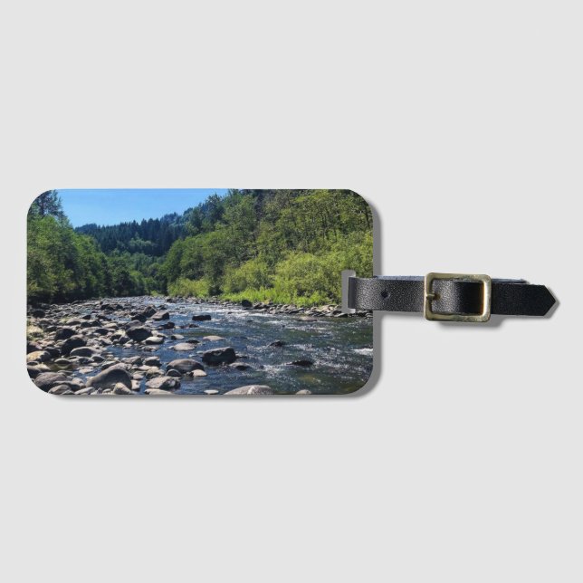Molalla River, OR Gepäckanhänger (Vorderseite (Horizontal))