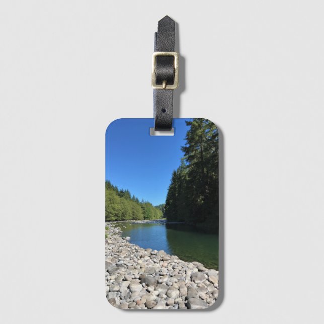 Molalla River, OR Gepäckanhänger (Vorderseite Vertikal)