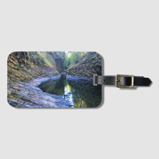 Molalla River, OR Gepäckanhänger (Vorderseite (Horizontal))