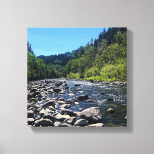 Molalla River, OR Leinwanddruck