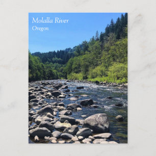 Molalla River, OR Postcard Postkarte