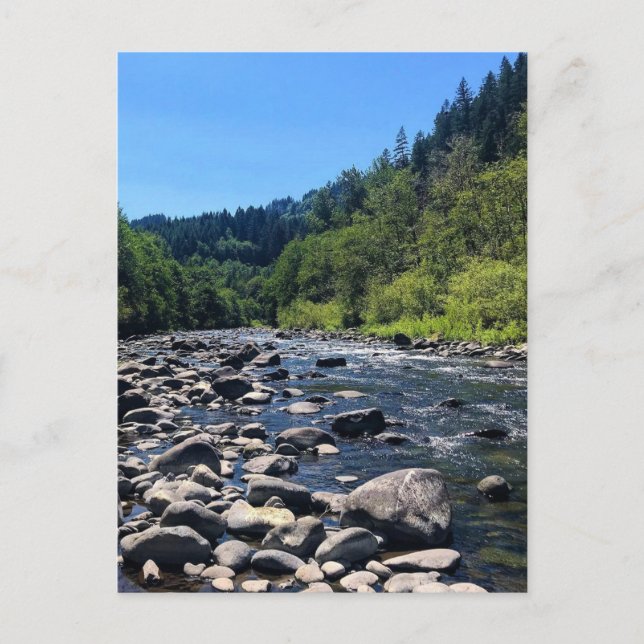 Molalla River, OR Postkarte (Vorderseite)