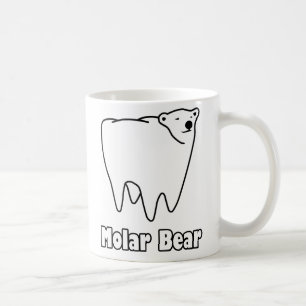 Molar Bear Polar Tooth Bear Tasse