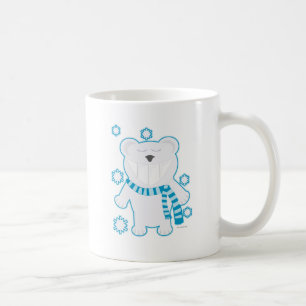 Molar Bear Scarf Funny Artic Polar Cartoon Tasse