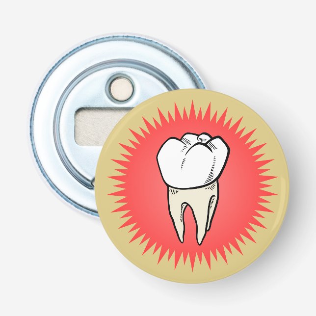 Molar frisch extrahiert flaschenöffner (Vorderseite)