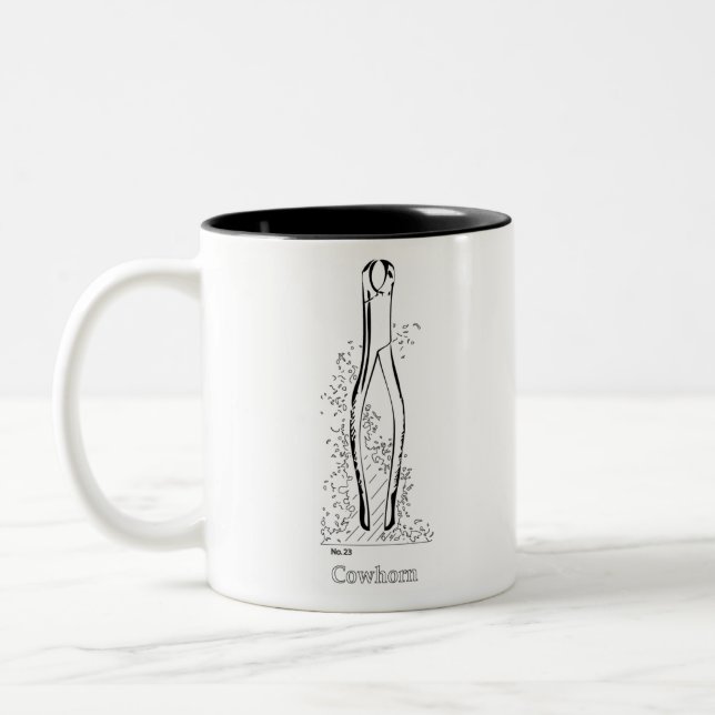 Molare Zange Zweifarbige Tasse (Links)